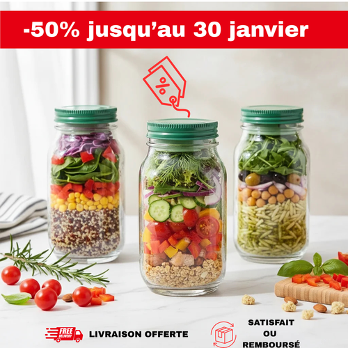 Bocal 2 en 1 SALADEOO